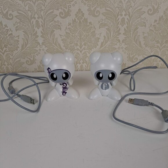 Mattel Radica UB Funkey Docking Station Bases (2) and 6 Funkey Characters - Picture 2 of 16